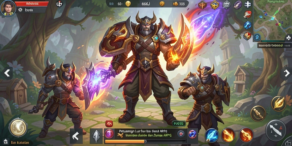 Gameplay seru dengan pertempuran mendalam di dunia ARPG.
