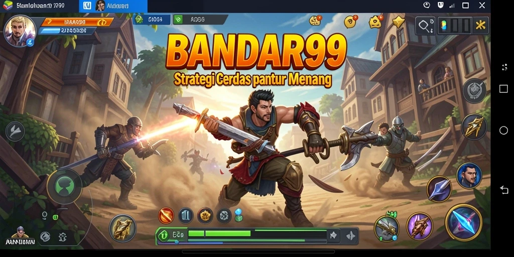 Tampilan strategis intens dari BANDAR99 yang menggugah semangat.