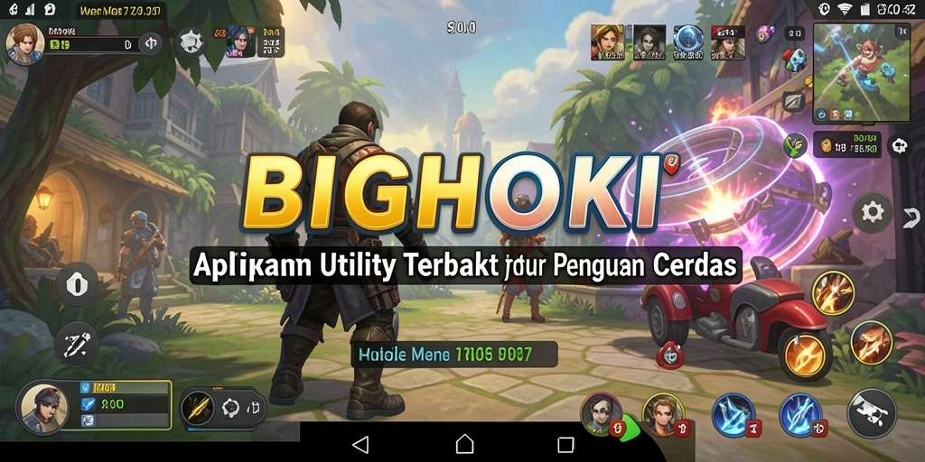 Tampilan antarmuka BIGHOKI yang intuitif dan ramah pengguna.