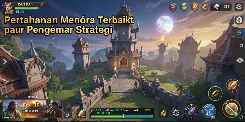Tampilkan gameplay menarik dari DV188 sebagai game Tower Defense.