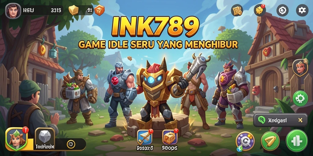 Gambaran visual menakjubkan dari gameplay INK789 yang santai.