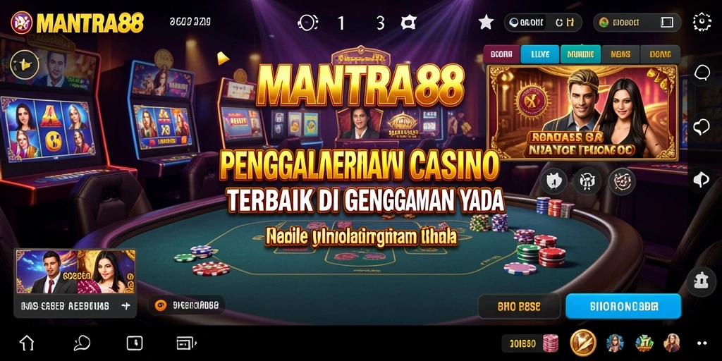 Tangkapan layar gameplay Live Casino MANTRA88 yang menarik dan interaktif.
