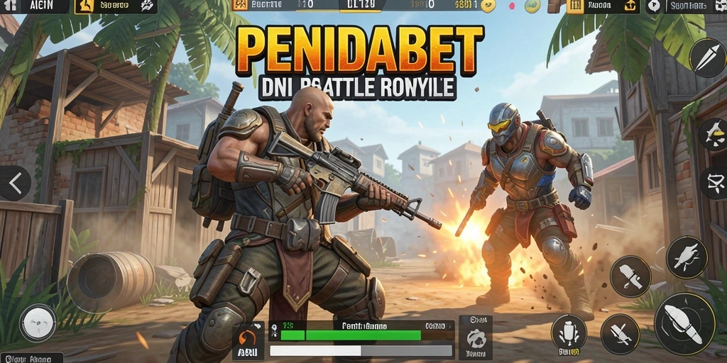 Gameplay menarik dan seru dalam pertandingan Battle Royale.