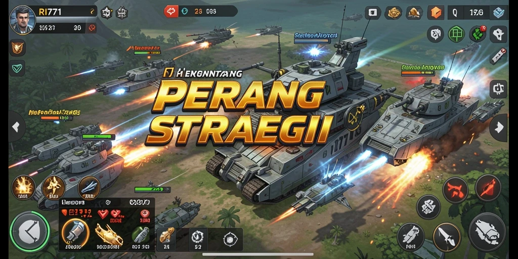 Gameplay menarik dari RI771 yang menunjukkan aksi strategi intens.